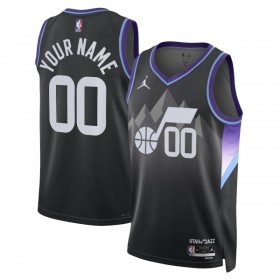 Camiseta Hombre Utah Jazz Personalizadas 2025-26 Jordan Statement Edition Negro Swingman